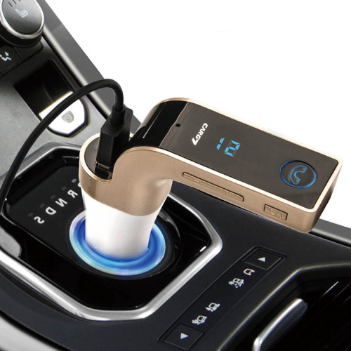 CAR G7 Bluetooth FM Transmitter With TF USB flash drives Music Player