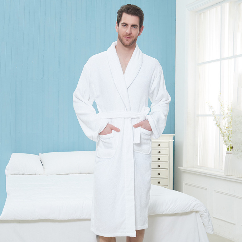 pure cotton couple bathrobe