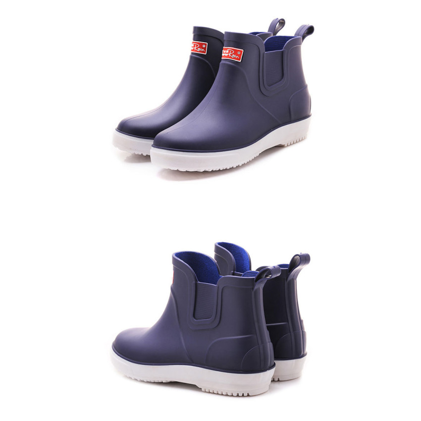 mens ankle rain boots