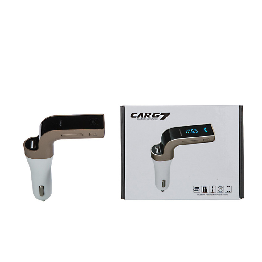 CAR G7 Bluetooth FM Transmitter With TF USB flash drives Music Player