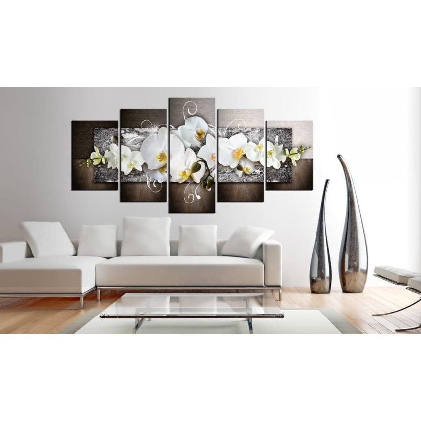 Fashion Wall Art Canvas Painting 5 Pieces Mangnolia Flower Home