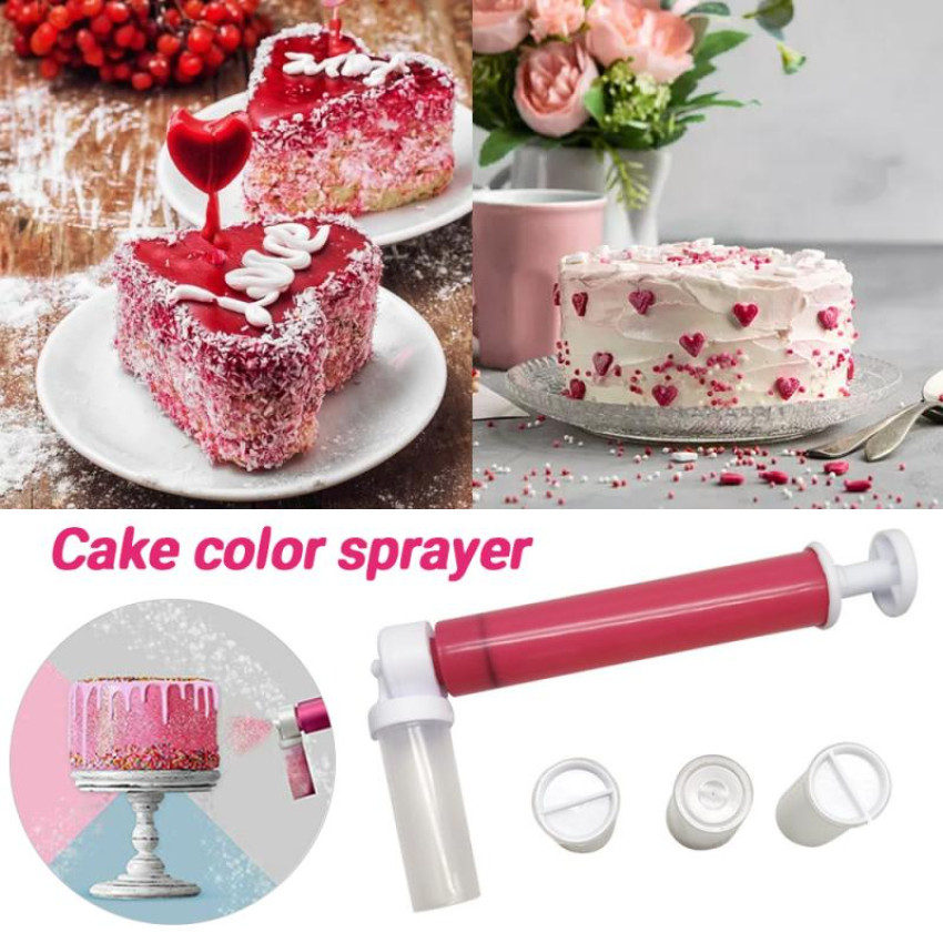 2021 hot! Manual Cake Spray Gun Cake Airbrush Coloring Sprayer Watering