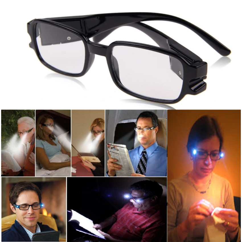 LED light reading glasses health & sports