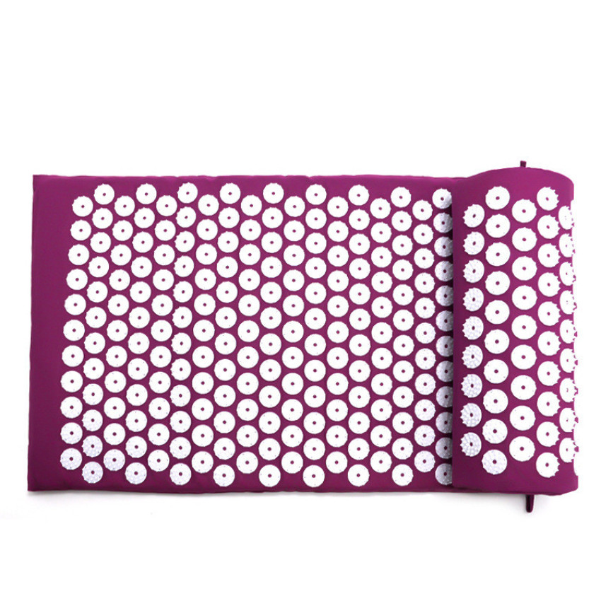 Prosource Fit Acupressure Mat and Pillow Set for Back/Neck Pain Relief