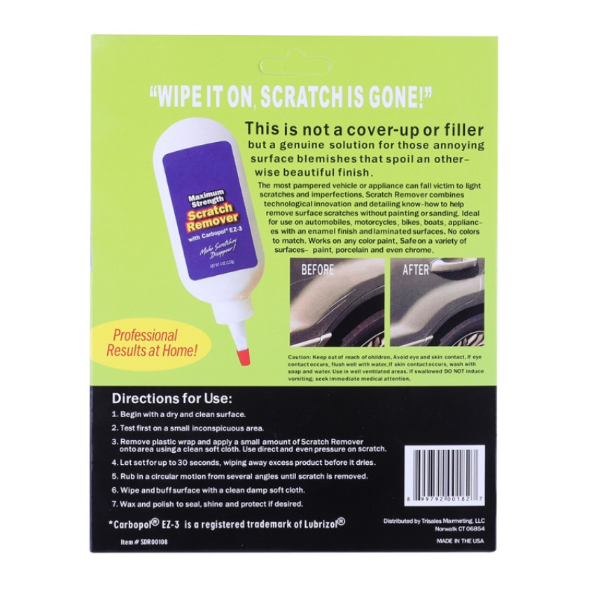 Scratchdini Remover Car Grinding Paint Paint Scratch Repair Cream