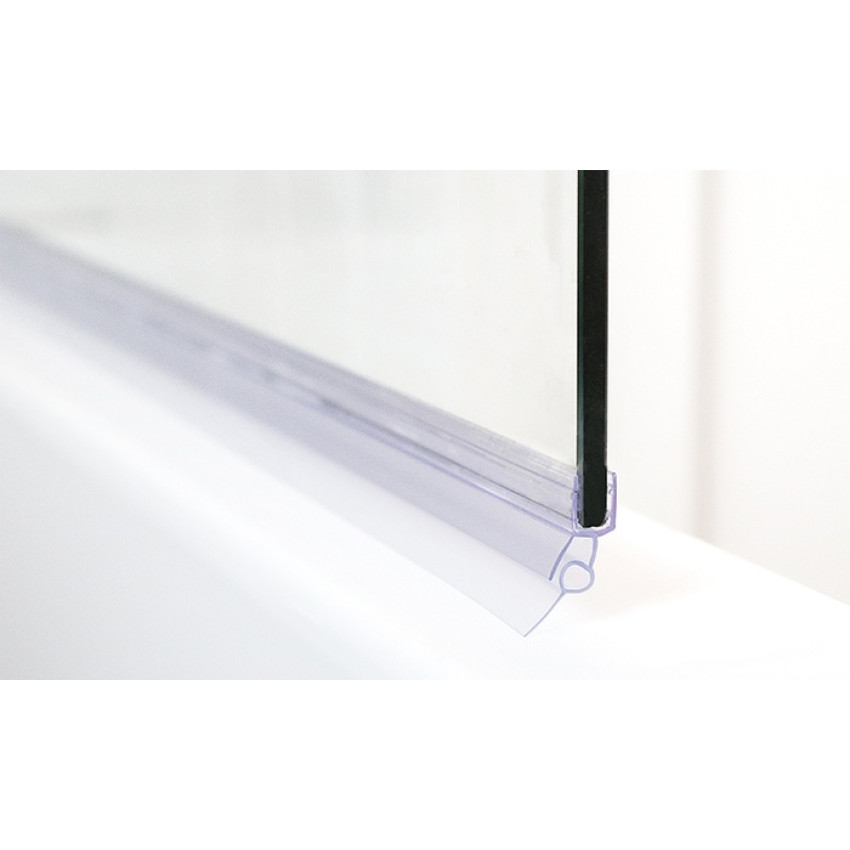 Sealing strip for glass shower door