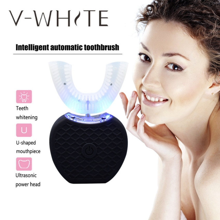 v white sonic brush