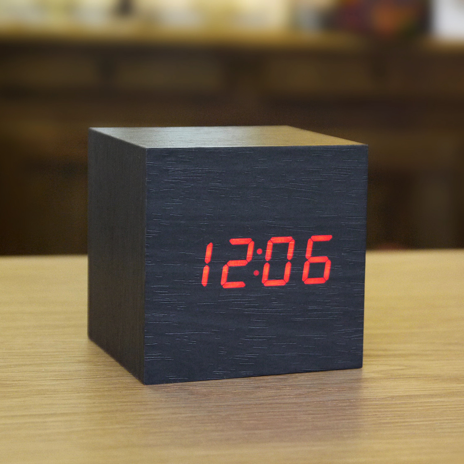 Wood LED Clock
