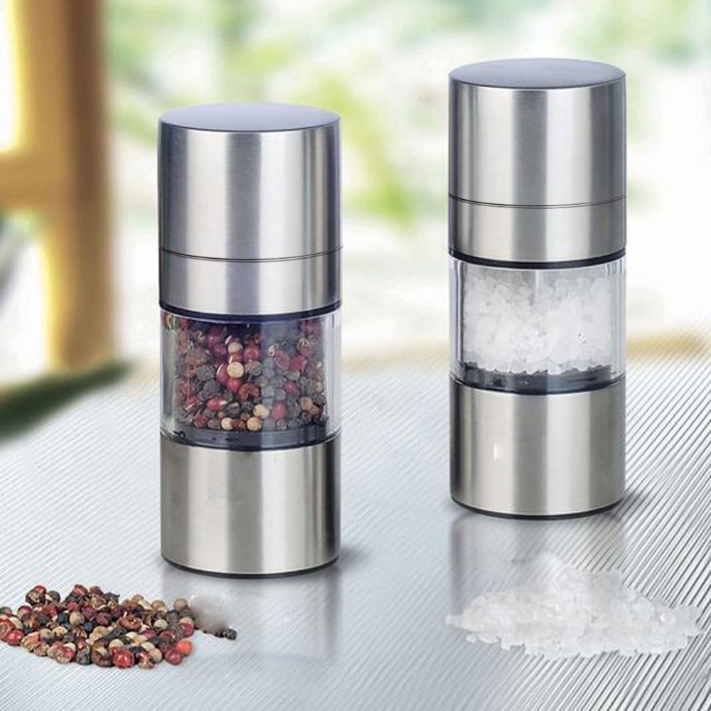 Stainless Steel Manual Salt Pepper Grinder