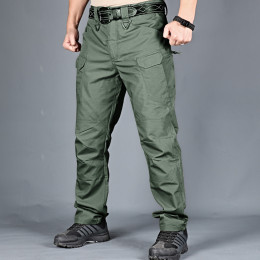 Multi-pocket men's tactical pants