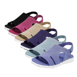 Women's flying woven flat breathable beach sandals