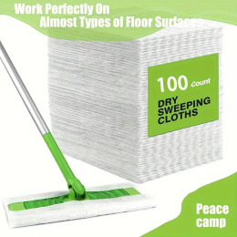 Disposable dust removal electrostatic mop