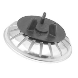 Anti-clogging sink strainer