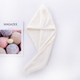 Coral fleece hair dryer cap