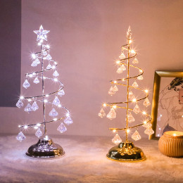 Crystal Christmas Tree Pendulum Light
