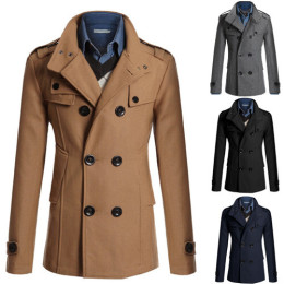 men's mid-length coat