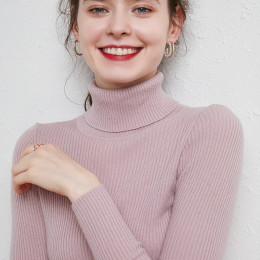 women's turtleneck thermal sweater