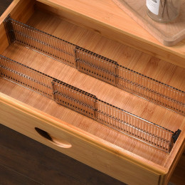 Adjustable Drawer Divider Organizer 2 Pack