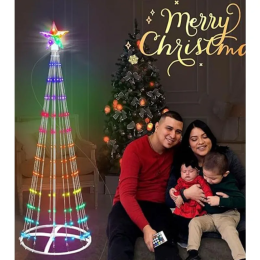 LED Christmas cone-shaped outdoor decorative ambient light