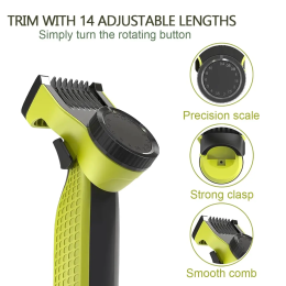 Suitable for electric shavers QP25 and QP26 guide combs, nose hair trimmer