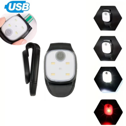 USB Rechargeable Outdoor Cycling Clip Light