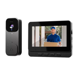 X7 Smart Video Doorbell for Home Use with Display Screen and Wireless Intercom