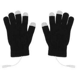 Winter-warm USB heated office gloves