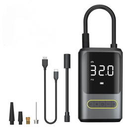 Mini portable handheld wireless charging digital display car air pump