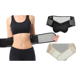 Self-Heating Lower Back Support