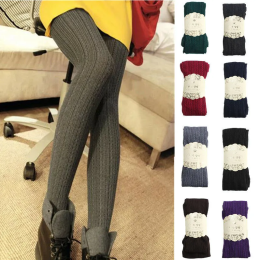 Warm thickened thick line pantyhose