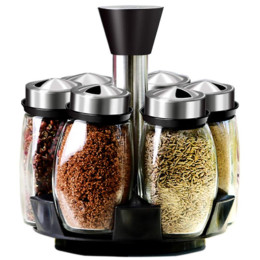 Modern and Stylish Rotating Spice Rack