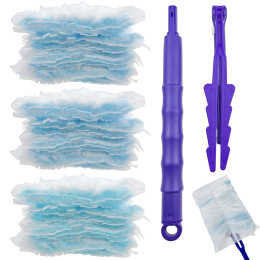 Retractable disposable electrostatic duster