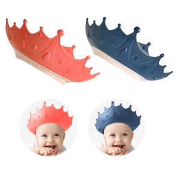 Children's eye protection and ear protection silicone shampoo cap