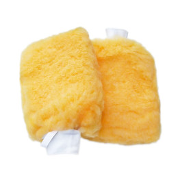 Thickened fleece car wash gloves