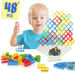 Tetris balancing blocks