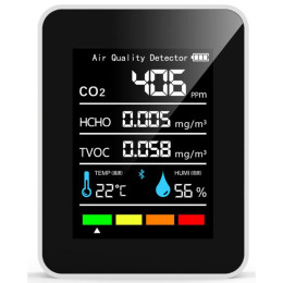 5 in 1 Digital Air Quality Detector