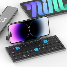 Bluetooth foldable keyboard that can be connected to a tablet phone