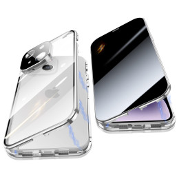 Magnetic double-sided glass iPhone case