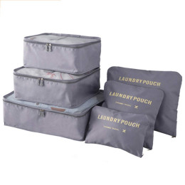 Six-piece travel storage bag set