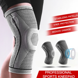Fitness spring shock-absorbing sports knee pads