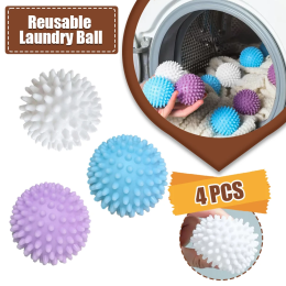 4Pc Decontamination and anti-tangle clothing cleaning ball