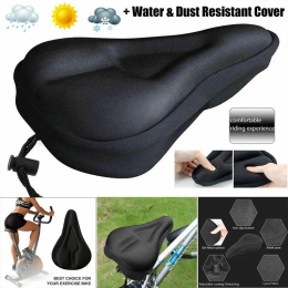 Bicycle silicone seat cushion