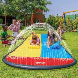 Outdoor lawn waterslide