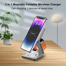 Portable 3 in 1 Wireless Charger