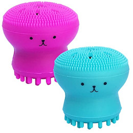 Silicone octopus facial cleansing brush