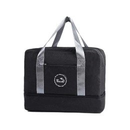 Wet and dry separation wash bag swimming bag