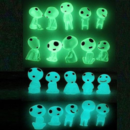 10Pcs Garden Miniature Luminous Ghost Kit