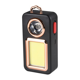 Can be hung, buckled and carried solar dual light source work light