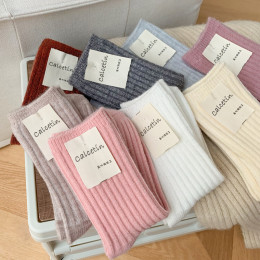 5pairs Women's wool thickened socks