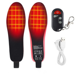 Intelligent remote control heating insoles